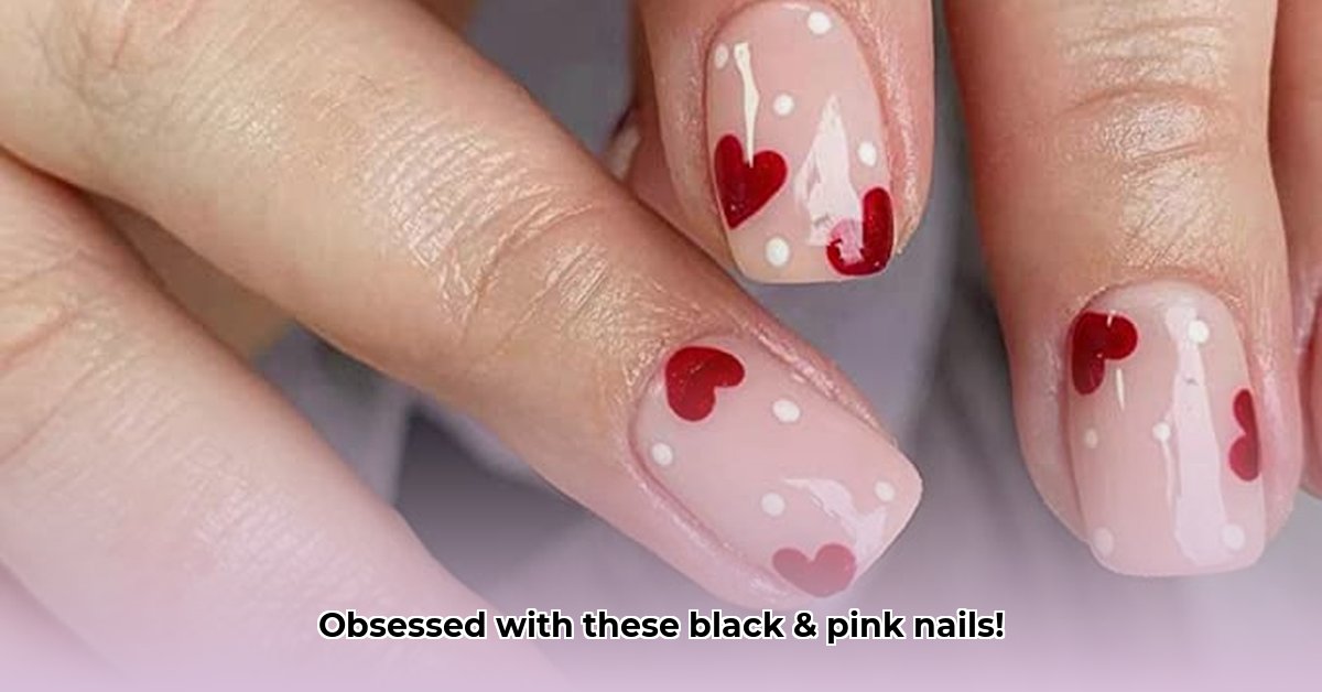 black-and-pink-valentines-day-nails